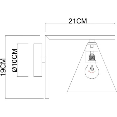 Бра Jacob A7029AP-1BK