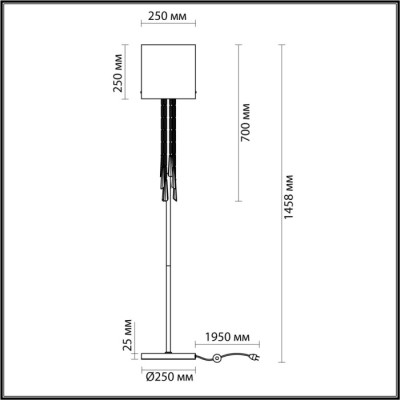 Торшер Nicole 4890/1F