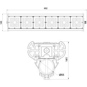 Уличный консольный светильник Фрегат 61 CB-C0600042