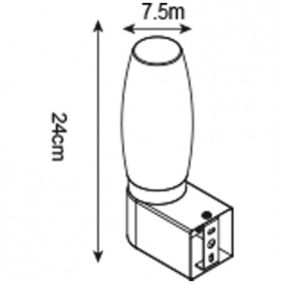 Бра Aqua-bastone A1209AP-1AB