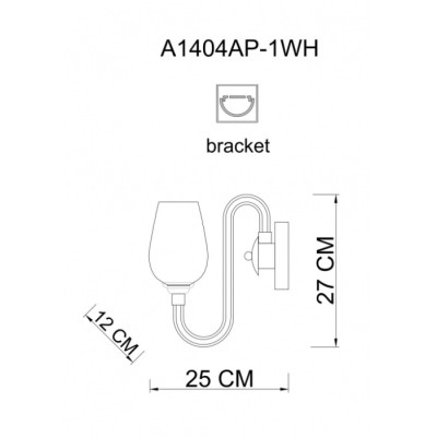 Бра Lavinia A1404AP-1WH