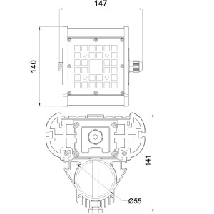 Уличный консольный светильник Фрегат 11 CB-C0602039