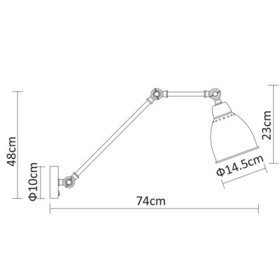 Бра Braccio A2055AP-1WH