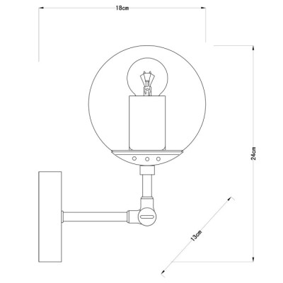 Бра Bolla A1664AP-1BK