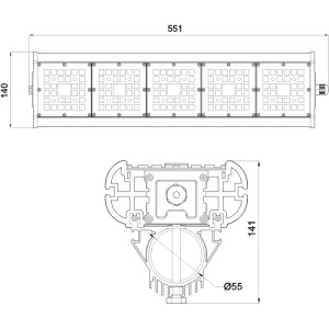 Уличный консольный светильник Фрегат 51 CB-C0600044