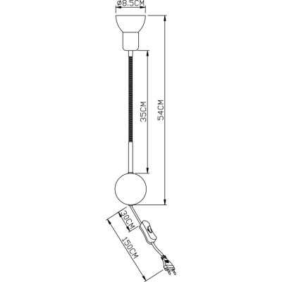 Бра Falena A3116AP-1WH